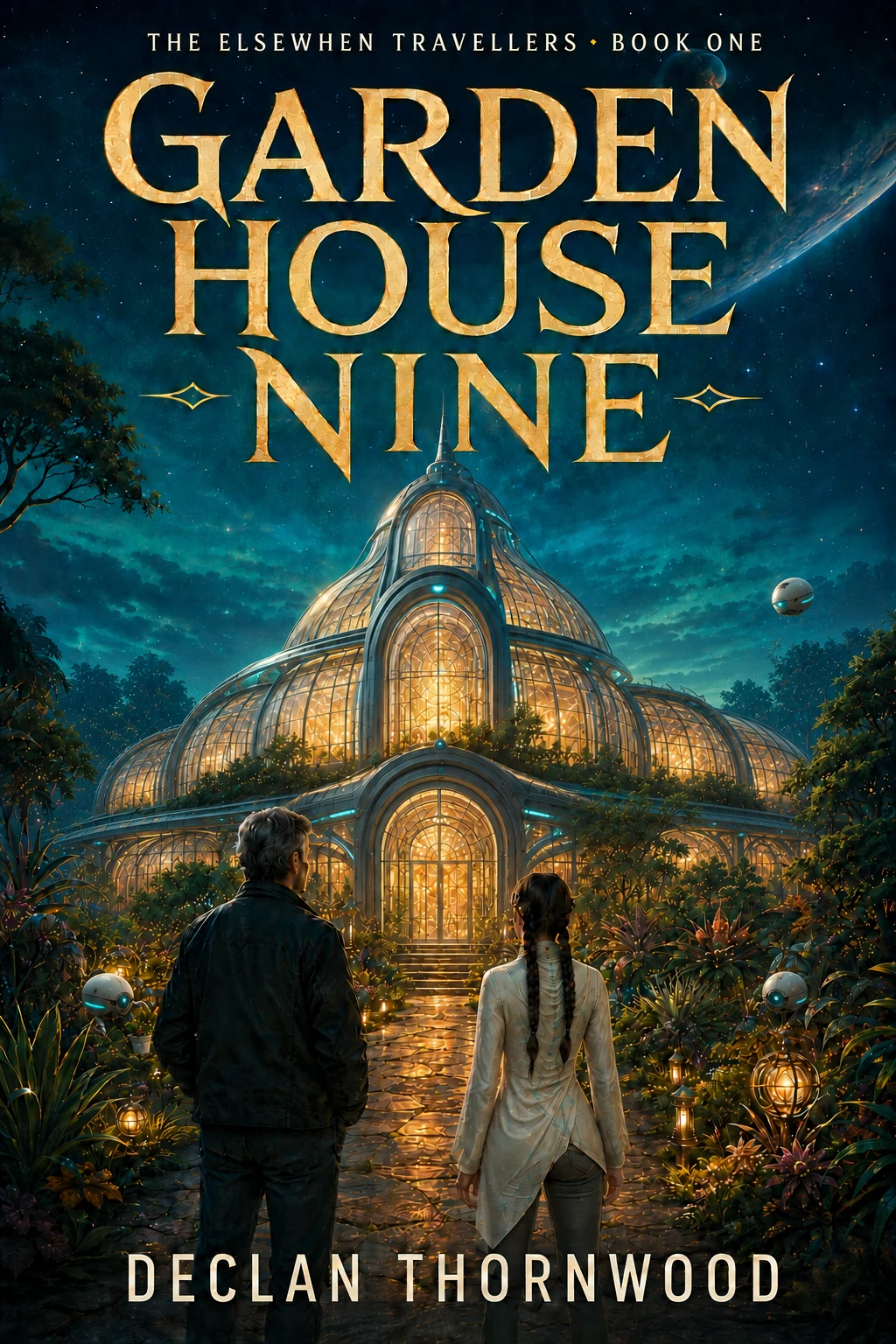 Cover of Garden House Nine, Book One of The Elsewhen Travellers, by Declan Thornwood